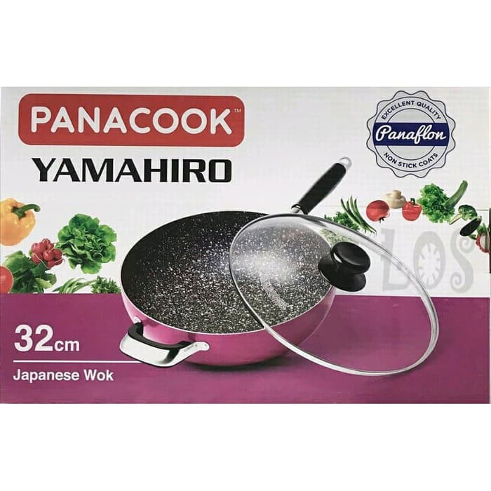 PANACOOK YAMAHIRO 32cm Teplon Wok Panacook 32