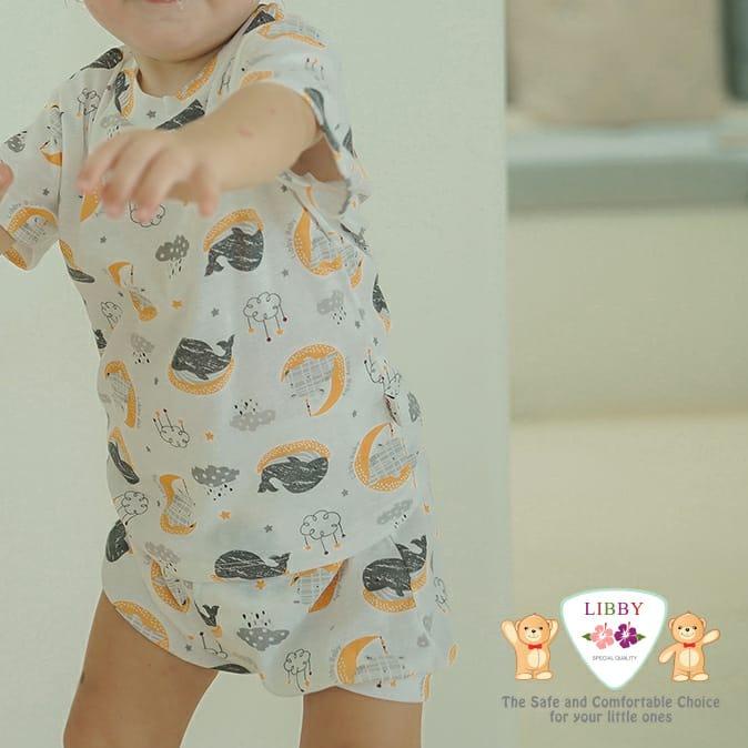 Setelan Oblong LIBBY Tipis Cotton S M L Fun Land / Sweet Land Pakaian Bayi Libby / Setelan Boy and G