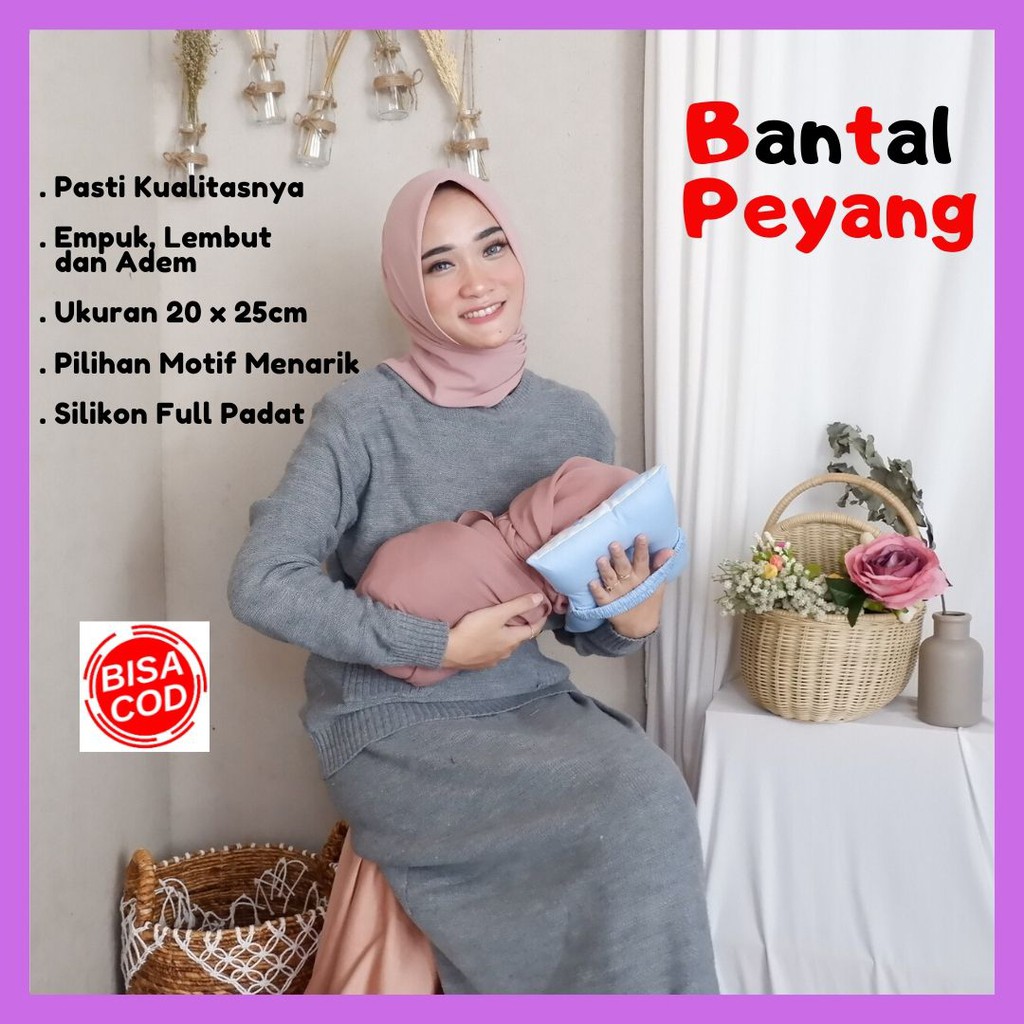 Bantal Peyang Bayi Dengan Karet Bisa Untuk Tangan Anti Kepala Peang Baby Bantal Menyusui Besar Murah Karakter Lucu Ori Persiapan Perlengkapan Bayi Baru Lahir Newborn Ibu Hamil dan Ibu Menyusui Premium Empuk dan Adem Merek Ndollolo