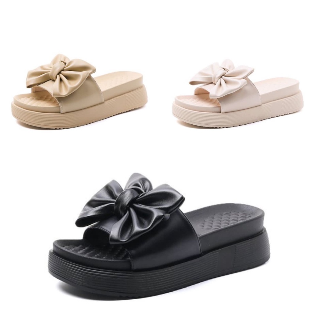 SANDAL WANITA SLOP WEDGES SAKUNA 9-5