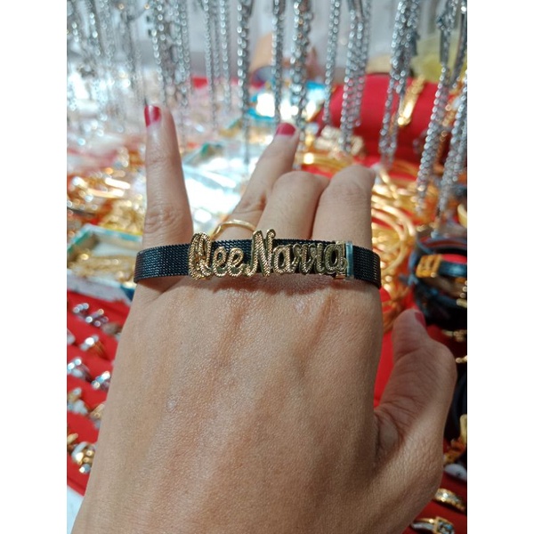 Gelang Jam Tangan Ukir Nama