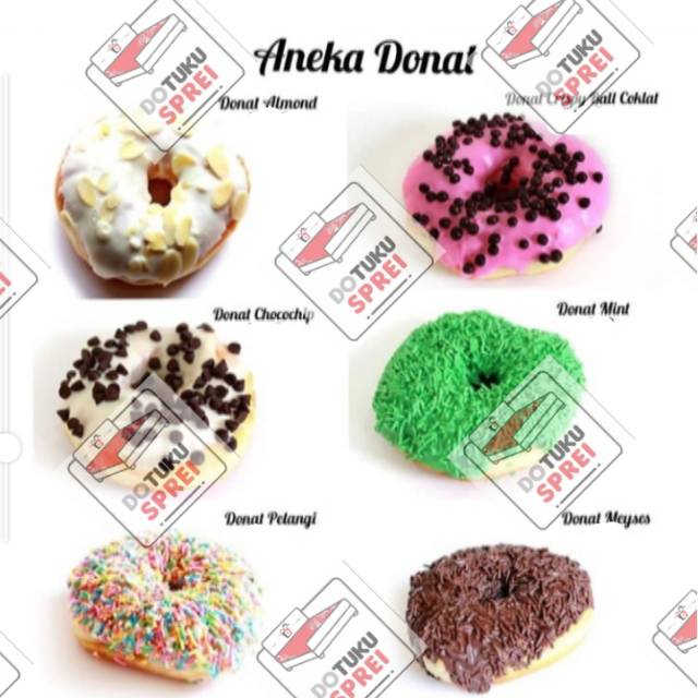 

Aneka Donat Wonder Bakery 1/2 lusin