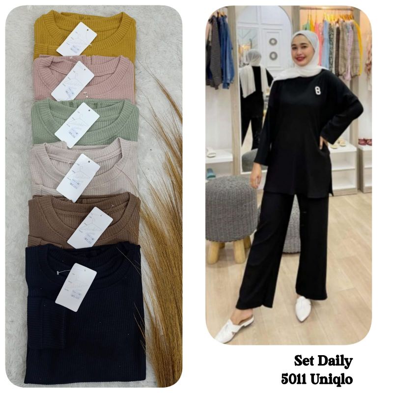 Setelan Celana /Rajut Uniqlo