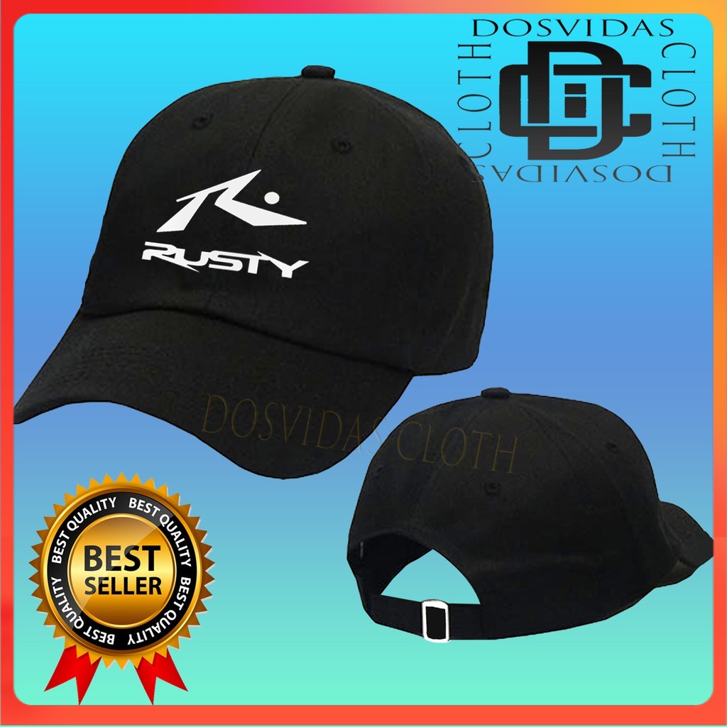 Topi Baseball RUSTY keren BERKUALITAS  Pria Wanita RUSTY COD