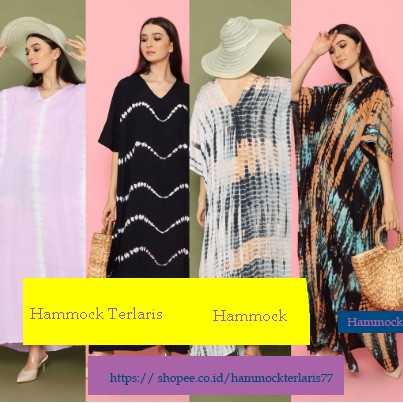 kaftan tie dye bahan premiun berkualitas asli original bali warna ungu muda  hammok terlaris terbaru