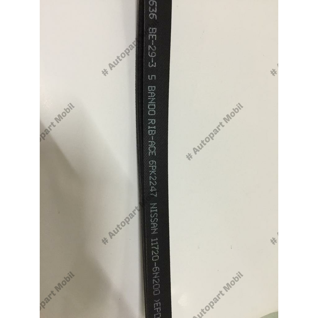 FAN BELT TALI KIPAS VAN V BELT  6PK 2247 SERENA C24 XTRAIL T30 6PK2247