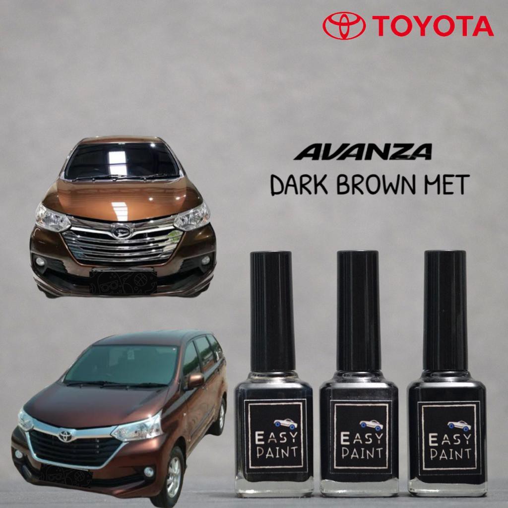 Cat Oles Dark Brown Mica Metalic Toyota Avanza Xenia Coklat Tua Metalik