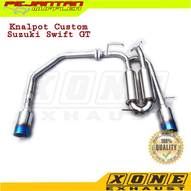 Knalpot Mobil Bolt on Custom Suzuki Swift GT GT2