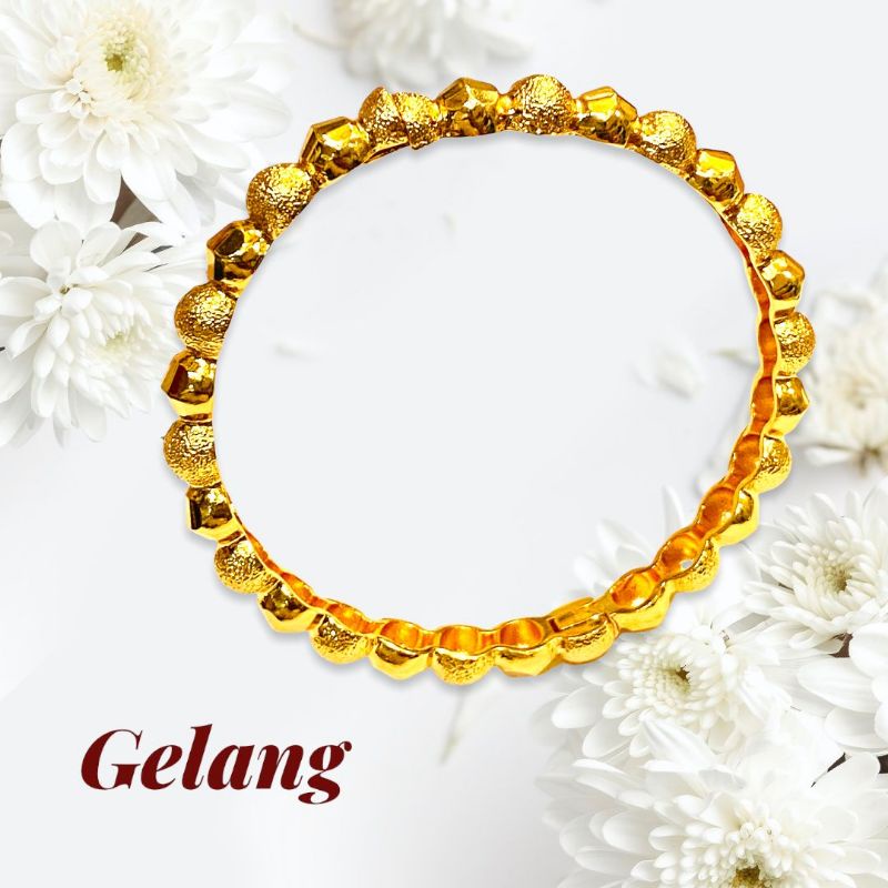 gelang wanita//gelang bnagle//gelang lapis emas