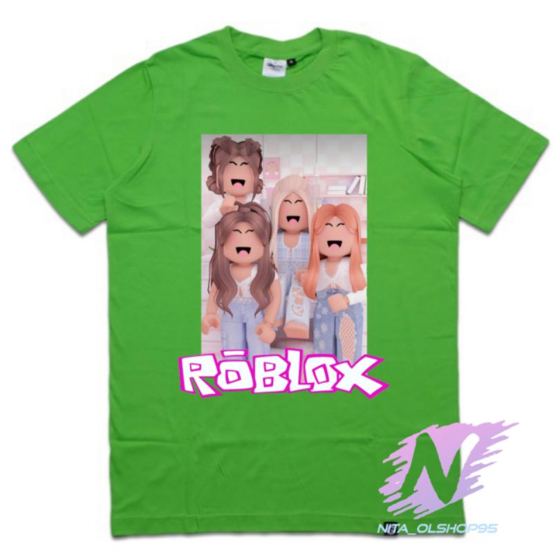 kaos roblox anak baju anak character roblok girl