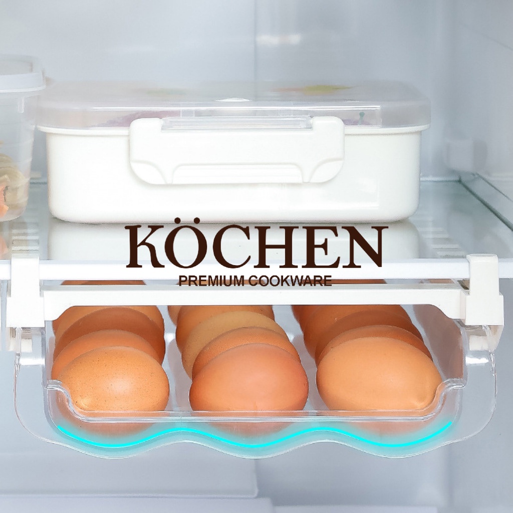 Egg Drawer Rak Laci Kulkas Cantolan Tempat Penyimpanan Telur Sliding Serbaguna Multifungsi Terlaris By Mykochen.ina