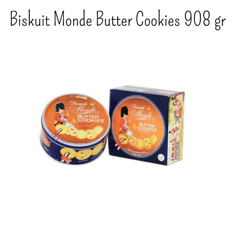 Biskuit Monde Butter Cookies 908gr Biscuits Kaleng