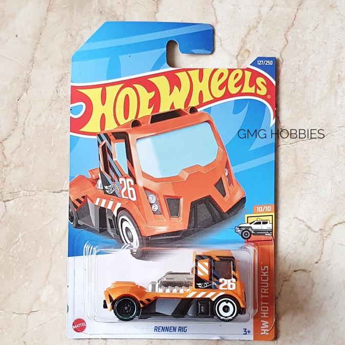 F22 RENNEN RIG HW HOT TRUCKS HOTWHEELS HOT WHEELS DIECAST