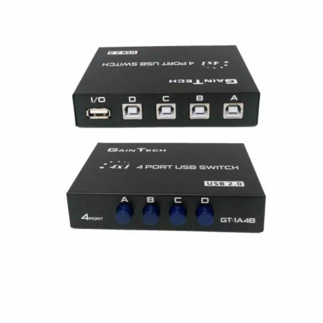 Trend-USB Switch Printer Sharing USB Manual 1-4 - Hitam