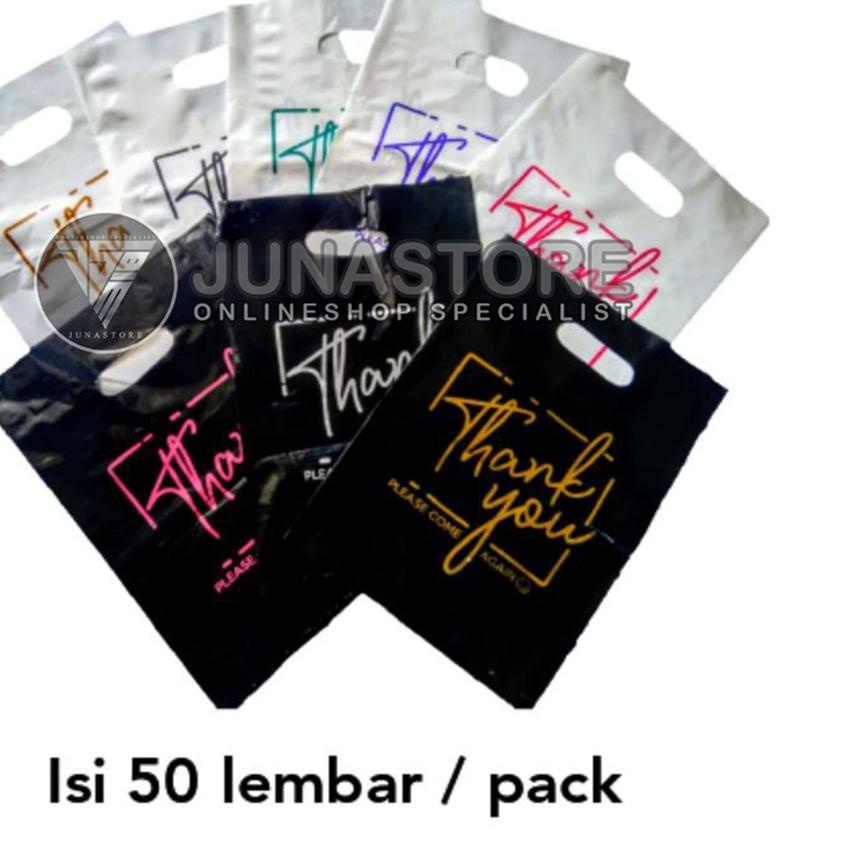 plastik plong motif thank you / plastik pond motif thank you 25 x 35