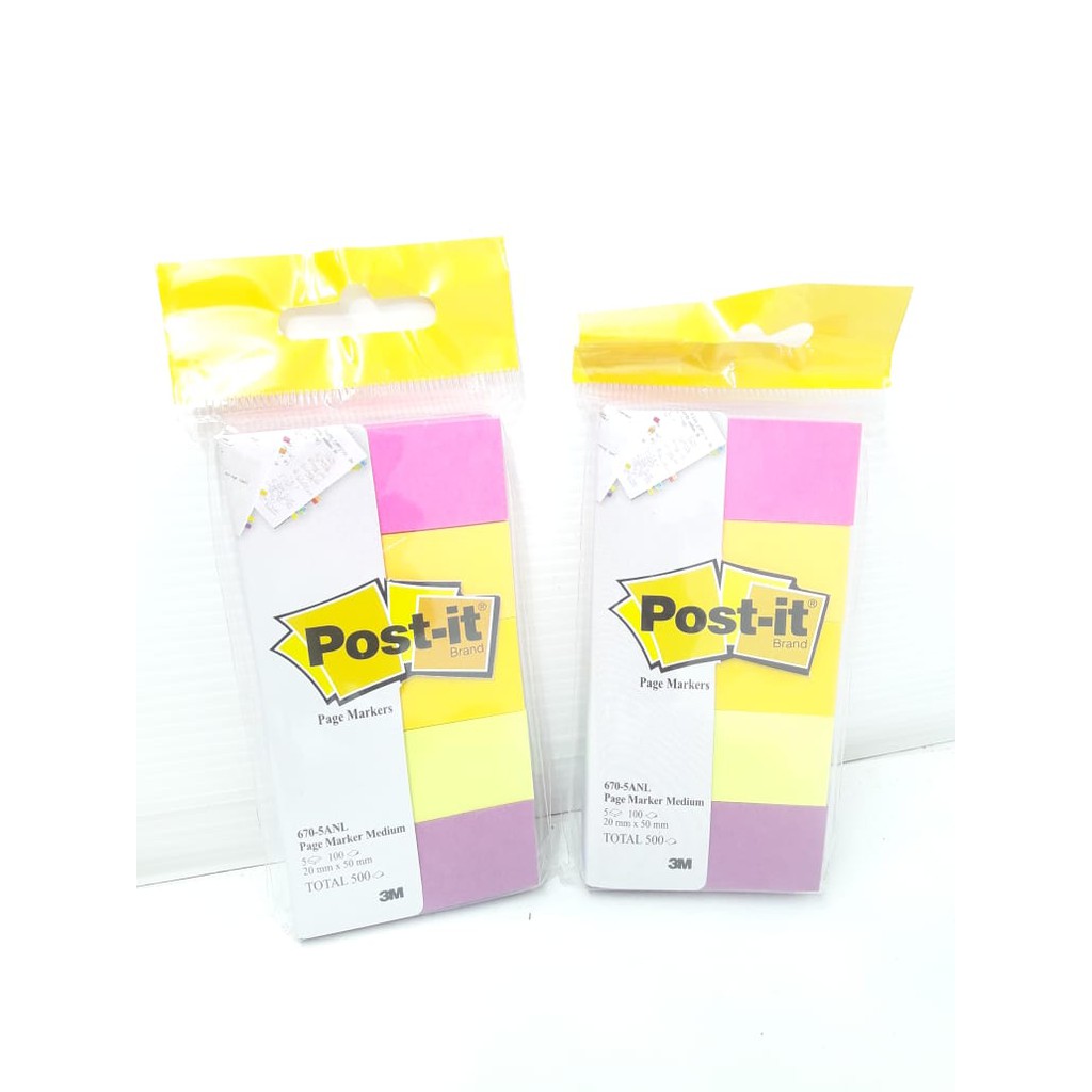 

Post it Page Marker Ukuran Medium 670-5ANL