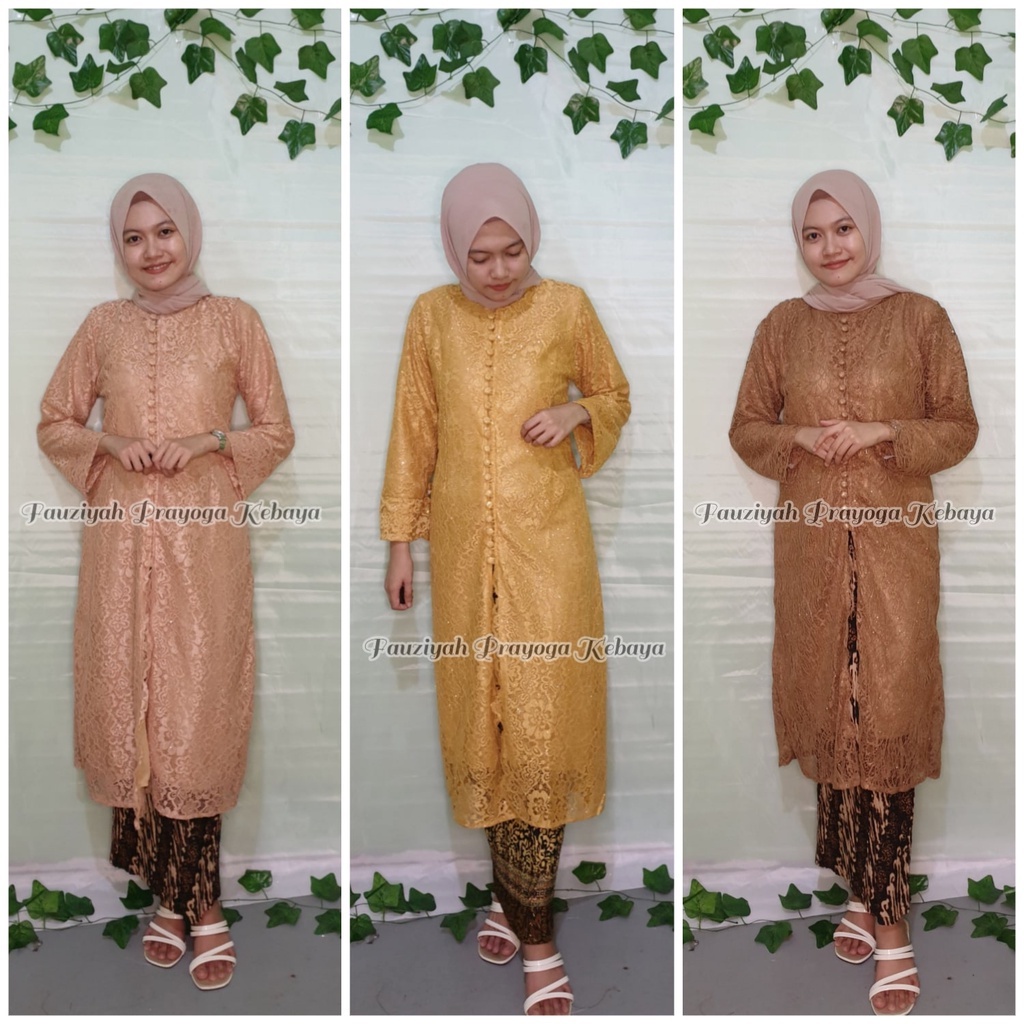 Atasan Kebaya Kancing Depan/Kebaya Among/Kebaya Pesta/Kebaya Ibu Hajat  promo termurah Tanah Abang