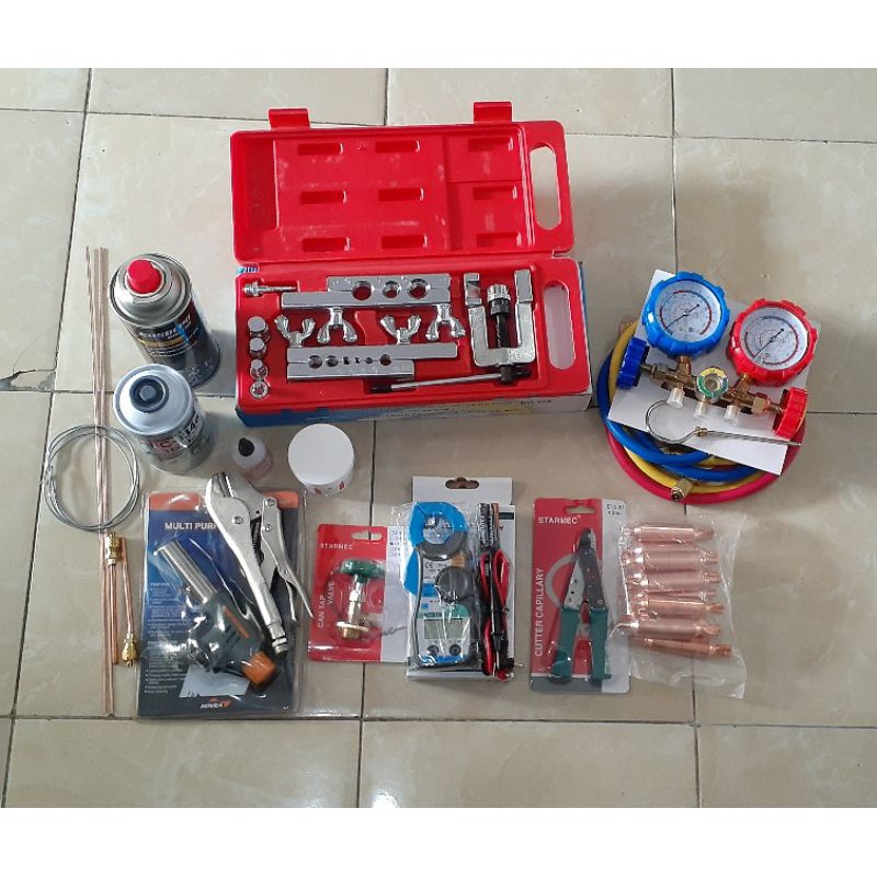 Paket komplit alat servis kulkas