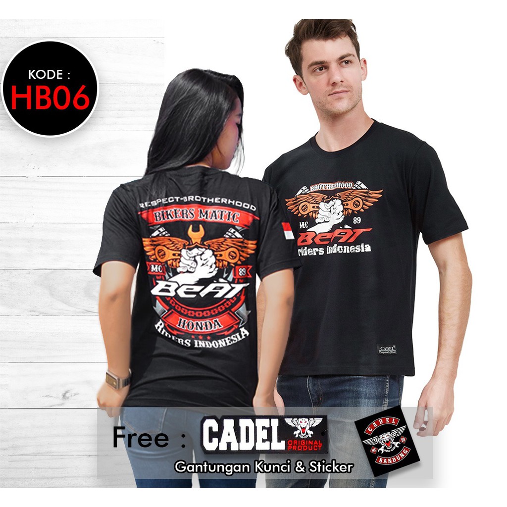 KAOS Honda BEAT Baju Motor BEAT KAOS RACING ATASAN PRIA WANITA Shopee Indonesia