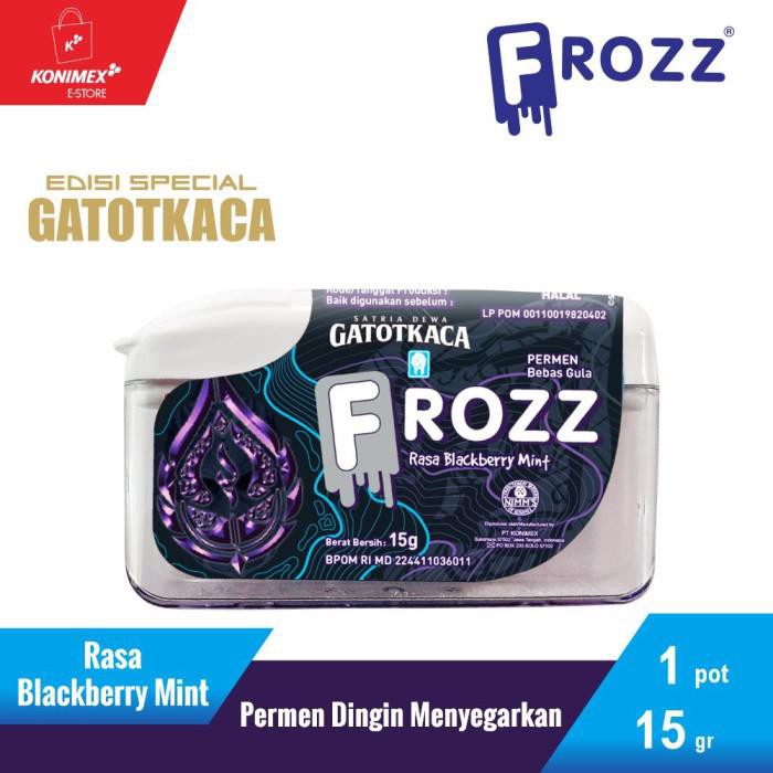 

FROZZ BLACKBERRY PERMEN BEBAS GULA, RENDAH KALORI DINGIN MENYEGARKAN