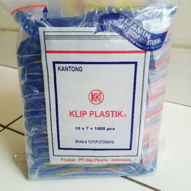 Plastik Klip 10 x 7 isi 1000 pcs