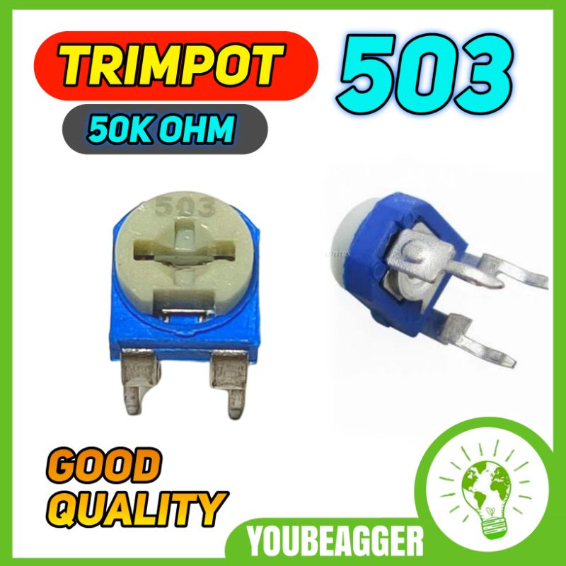 Trimpot 503 50K ohm variabel resistor