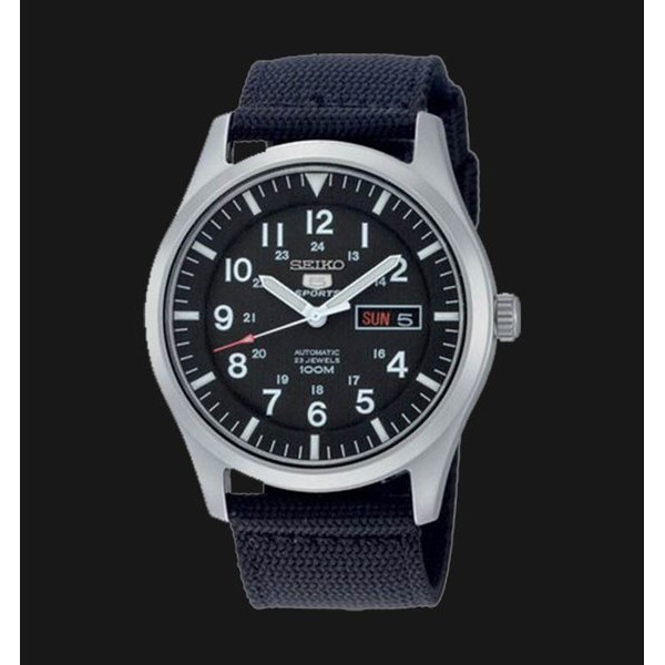 Seiko 5 Sports SNZG15K1 Automatic 100M Black Nylon
