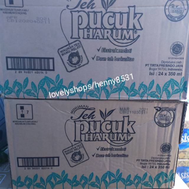 

Jamin murah khusus kirim via Gojek/Grab saja. Teh pucuk isi 24botol isi 350ml