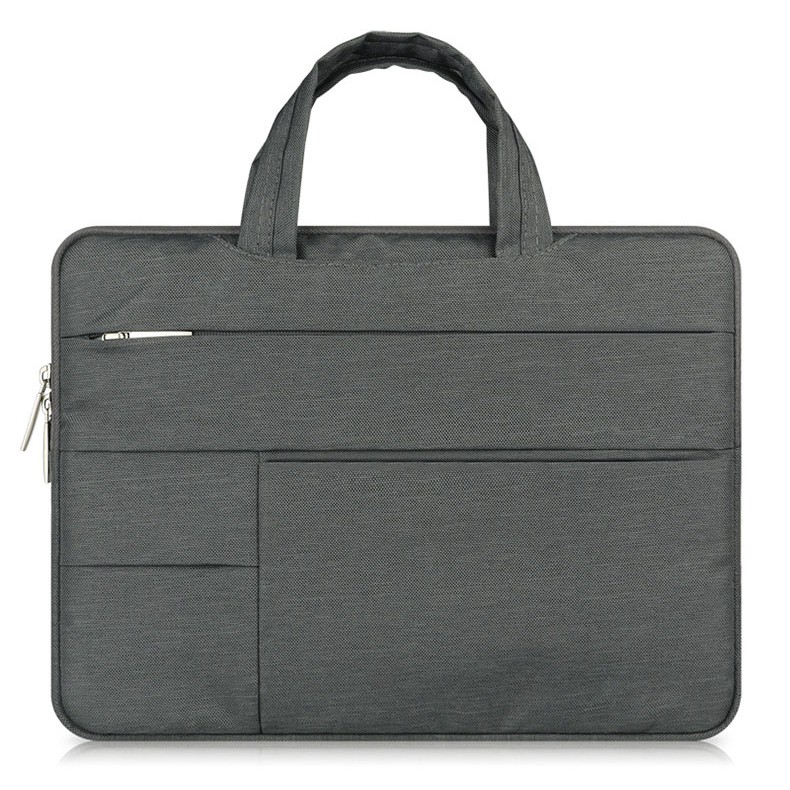 Tas Laptop Macbook Softcase Nylon Pocket Handstrap 15 inch