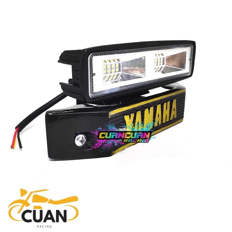 PAKET LAMPU TEMBAK LED MODEL 4596 + BREKET KUMIS YAMAHA PNP RX-KING SRIES