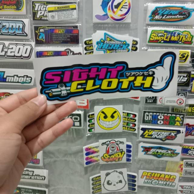 Sticker printing SIGHT CLOTH