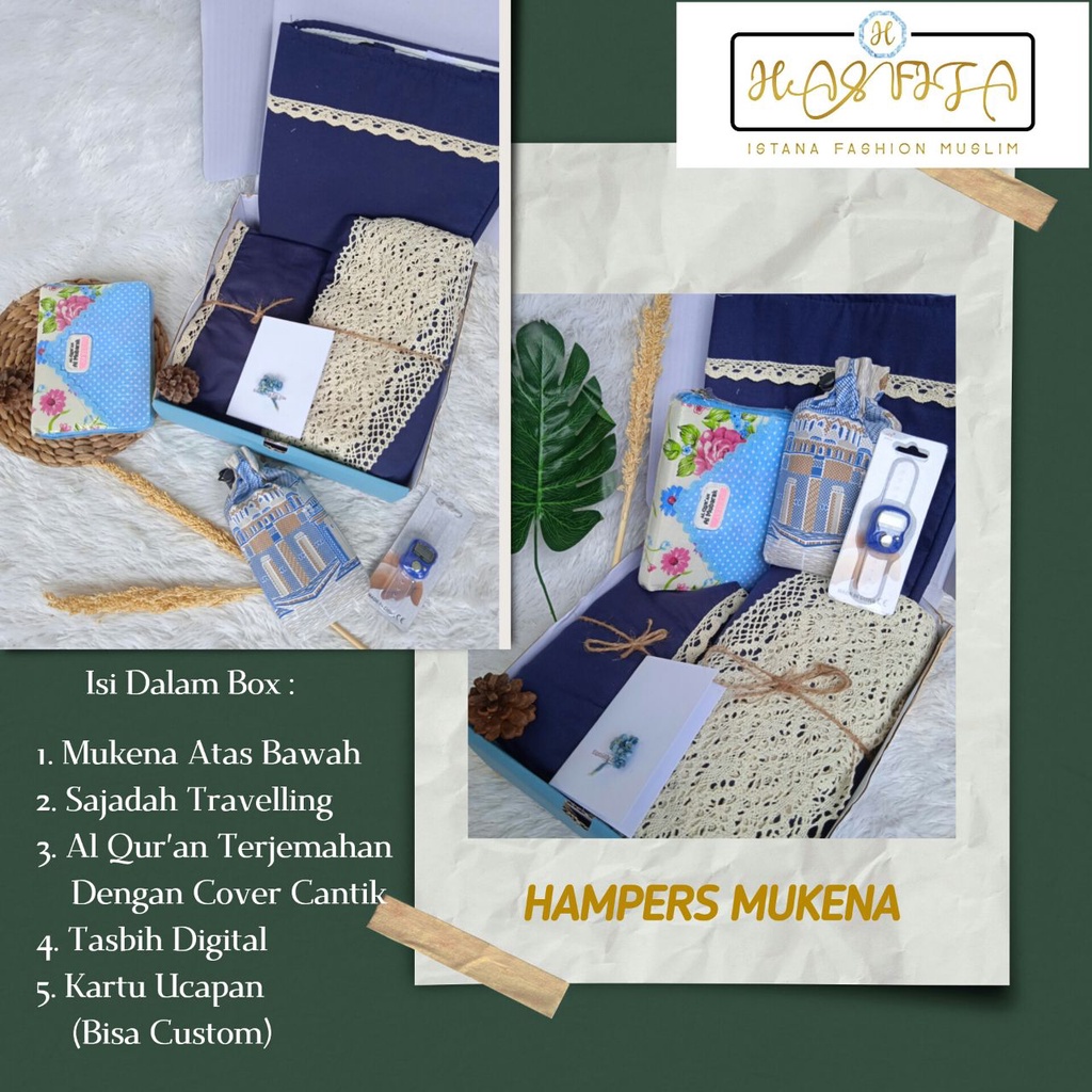 Hampers Mukena Dewasa Gift Box Murah Muslimah I Hempers Ramadhan Hari Raya Idul Fitri I Parcel Buat 