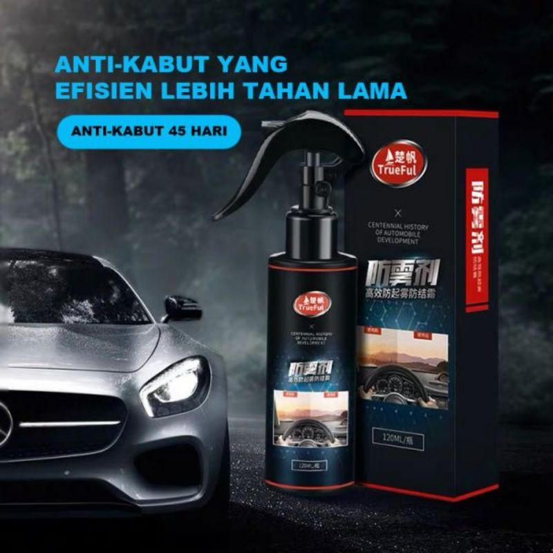 NANO COATING PELINDUNG ANTI AIR HUJAN EMBUN KACA MOBIL TRUEFUL 120ML/CAIRAN POLES MOBIL NANO CERAMIC COATINH TRUEFUL CAR WINDSHIELD SERBAGUNA