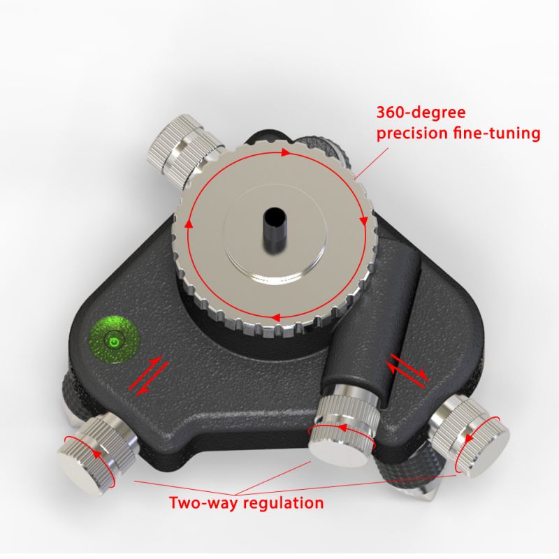 360° Bracket Dudukan Laser Level 3d 12 Line Rotary Base Tripod Adapter Ukuran 1/4 Inch Untuk Laser Level