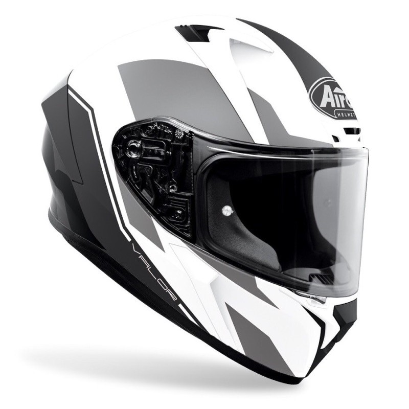 HELM AIROH VALOR WINGS WHITE MATT.HELM MOTOR AIROH VALOR WHITE