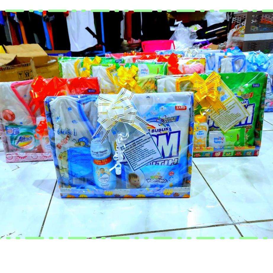 Terbaru.. KADO BAYI BARU LAHIR PAKET LAHIRAN PERLENGKAPAN BAYI DENGAN 1 SET BAJU BAYI MURAH VIRAL 25