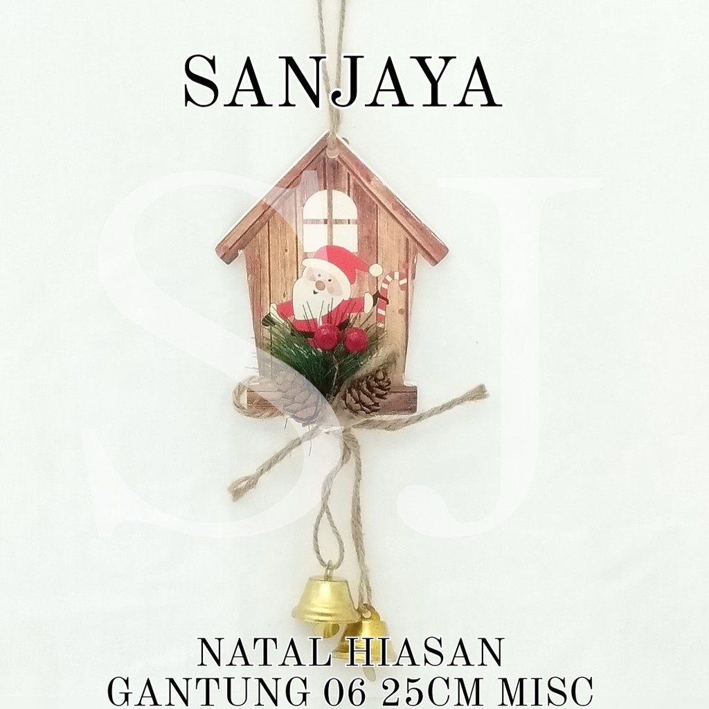 [1 Bks] Hiasan Gantungan Aksesoris Natal / Ornamen Natal / Dekorasi Pohon Natal / Natal Hiasan Gantung 06 25Cm