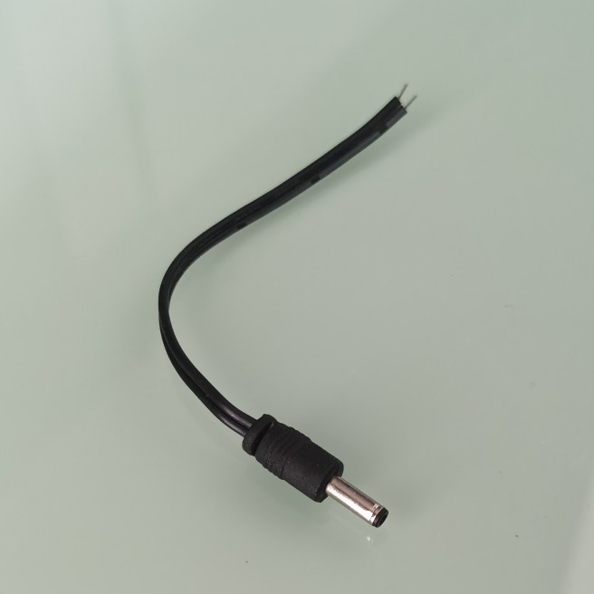 Jack dc Male 3.5mm x 1.35mm soket 3.5x1.35 mm panjang 10cm