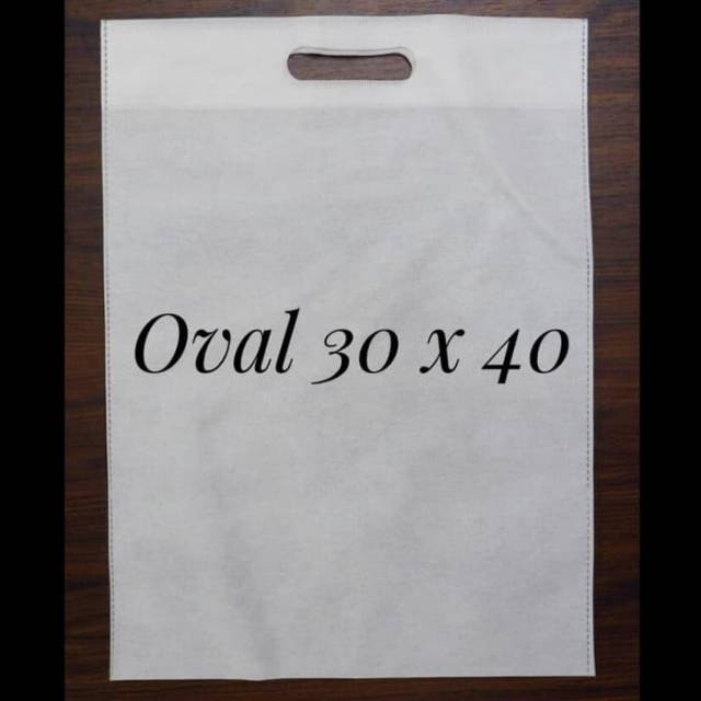 

Tas Spunbond / Goodie Bag / Souvenir Bag Oval uk 30 cm x 40 cm