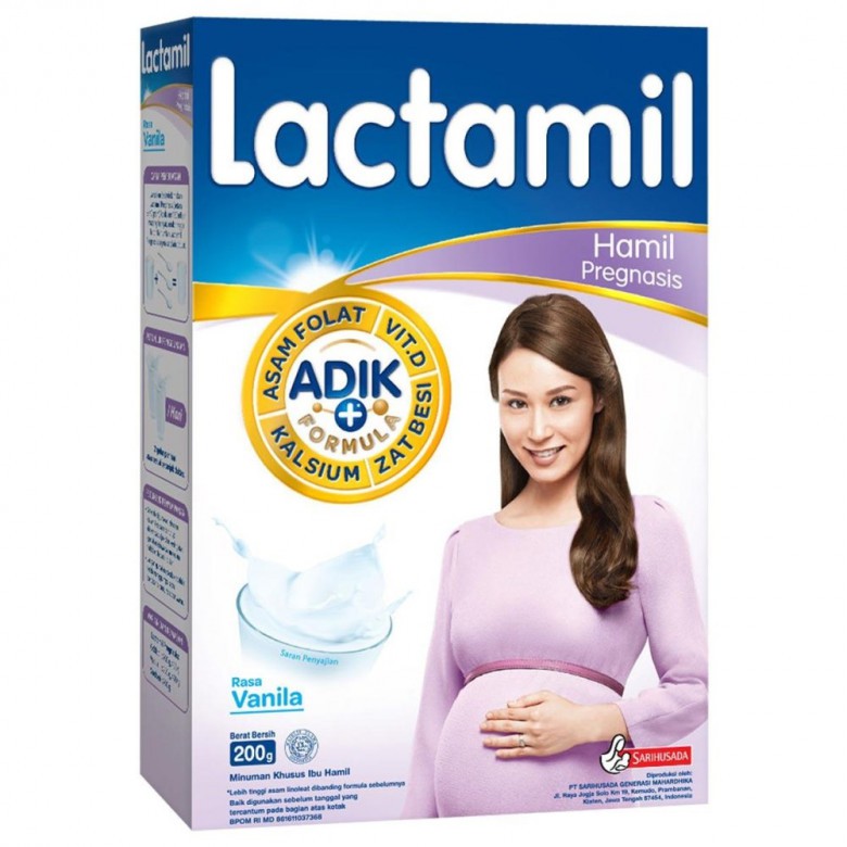 Lactamil Hamil Pregnasis 200Gr Rasa Vanila
