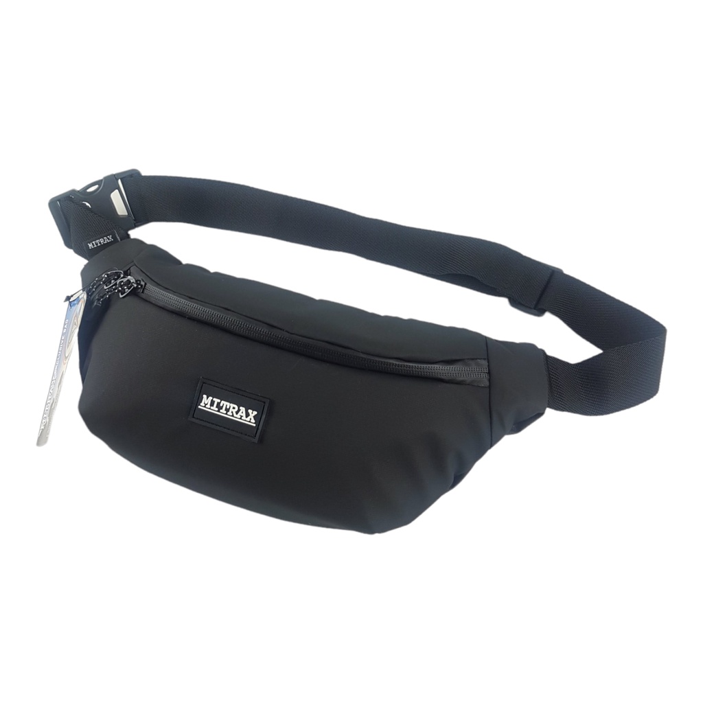 Waist Bag Mitrax Royce Bahan Sintetis Anti Cipratan Air / WaistBag atau Tas Pinggang yang Cocok untuk Pria dan Wanita