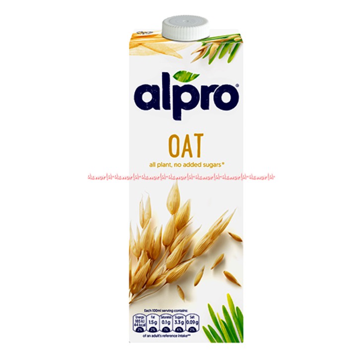 Alpro Oat No Sugar 1L Susu Oat Tanpa Gula Less Sugar UHT Minuman Oats Gandum Siap Minum Al Pro 1 Litter Oat All Pant Totally