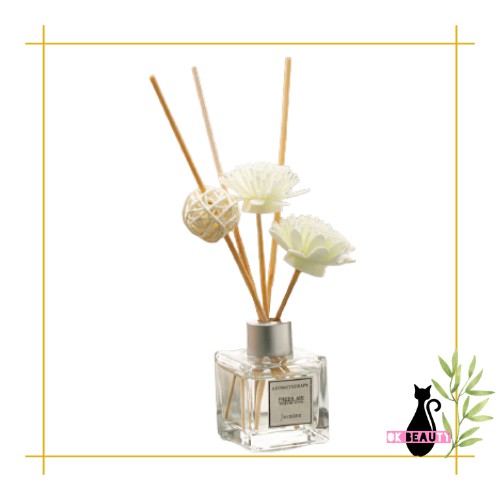 REED DIFFUSER AROMATERAPI PENGHARUM RUANGAN 50ML DEKORASI STIK ROTAN