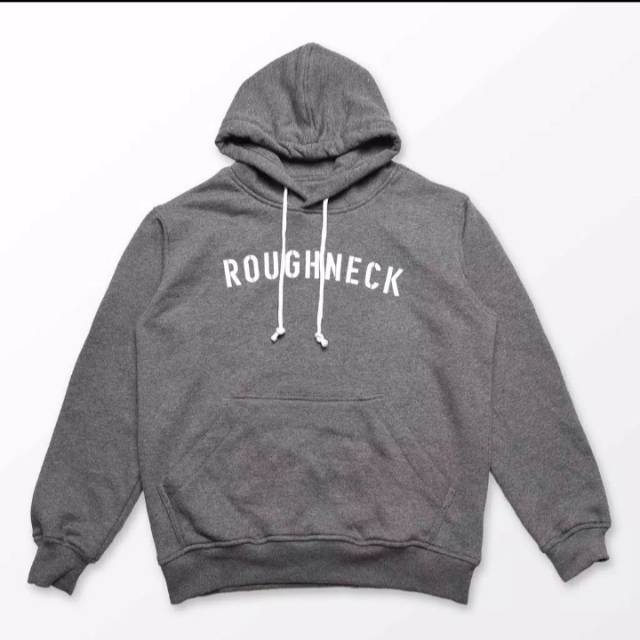 HOODIE ROUGHNECK WARNA MISTY GREY