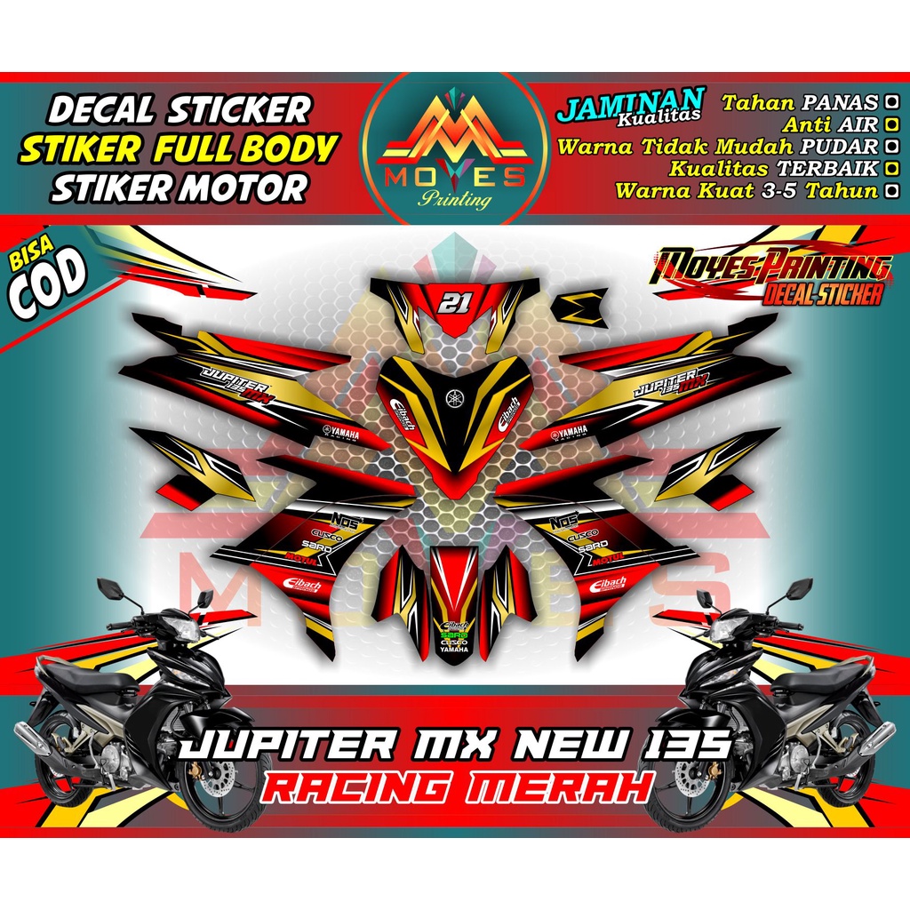 decal jupiter mx 135 decal jupiter mx new decal jupiter mx exciter terlaris
