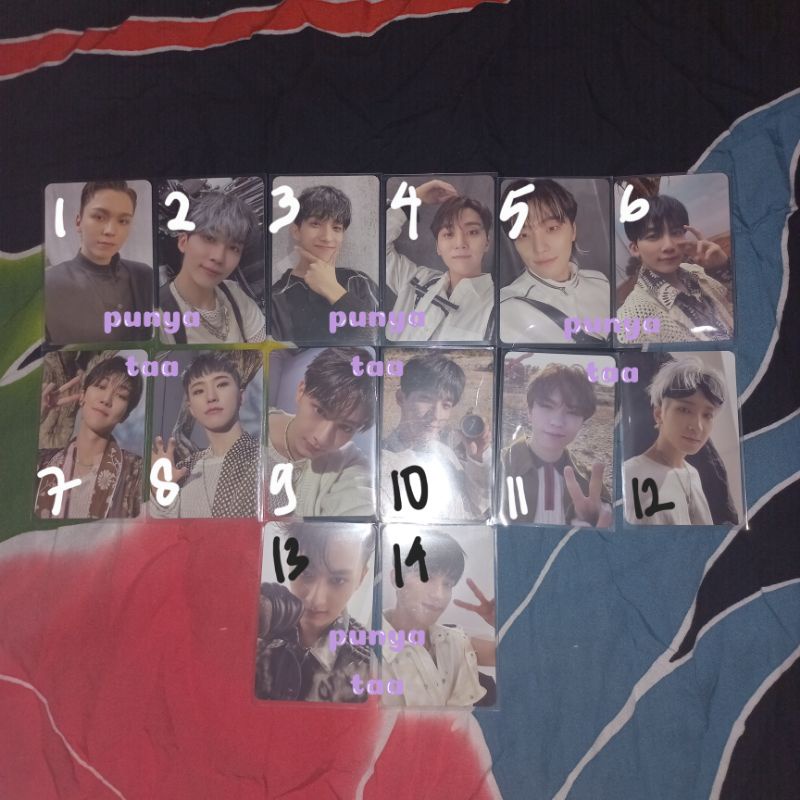 Photocard PC Seventeen Face The Sun FTS Control, Shadow, Ray, Path, Pioneer Jeonghan, Jun, Hoshi, Wo
