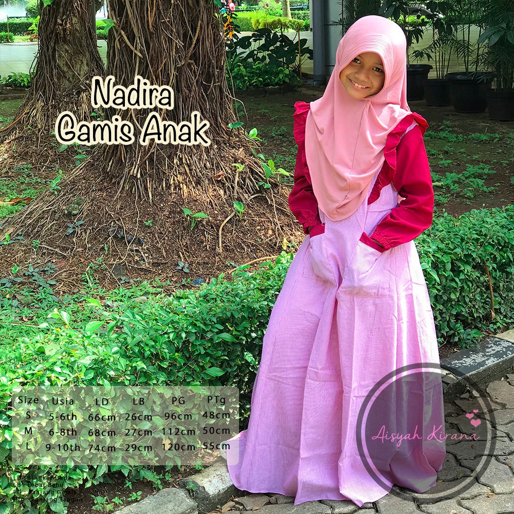 NADIRA Gamis anak lucu