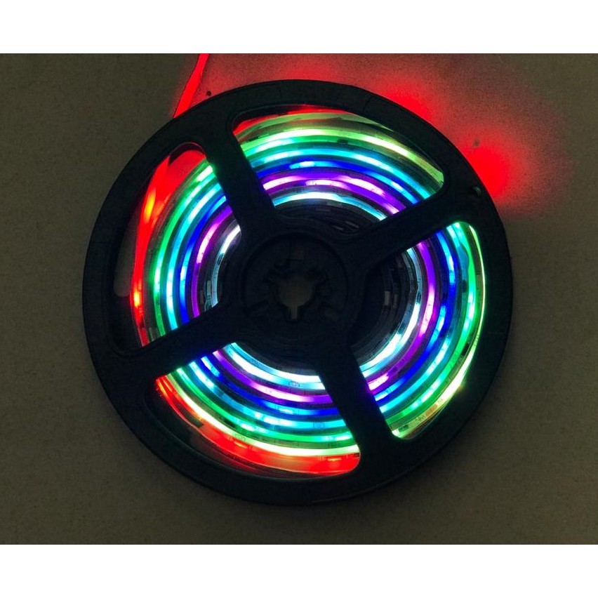 Lampu LED Strip Running RGB 5 Meter DC 12V + IC Pintar IP44 Waterproof