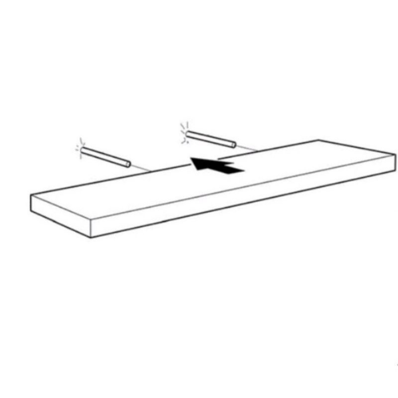 Rak Dinding Susun Sudut Siku Minimalis Dekorasi Pajangan Hiasan Tempel Serbaguna Lebar 10cm Tebal 2cm 1 susun 2 susun 3 susun