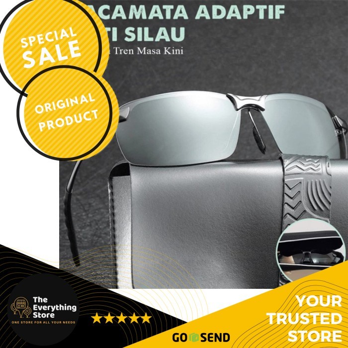 Kacamata Driver Sopir Sunglasses Police Sporty Photocromic Lens Photochromic Polarized Sunglasses UV